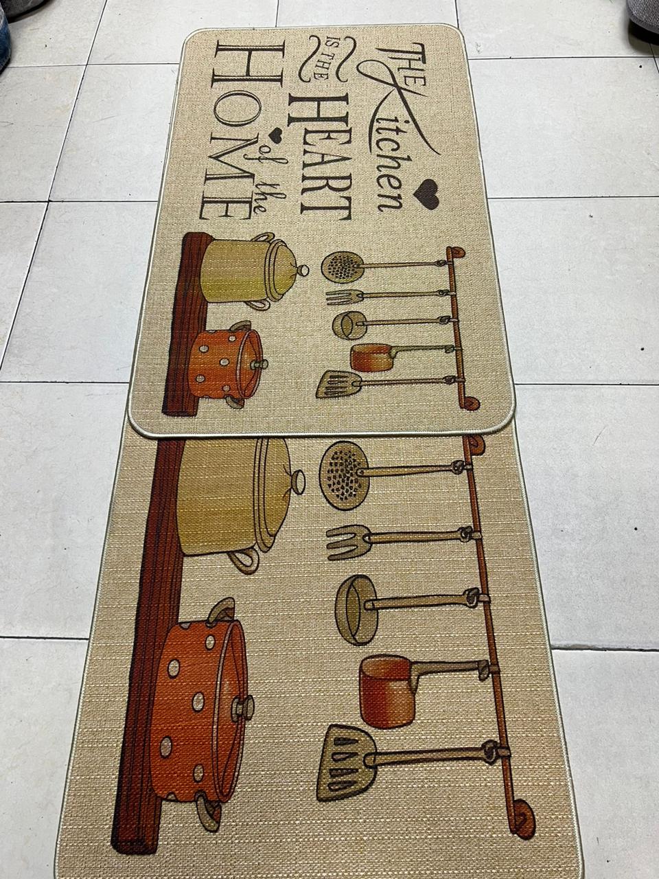 Antislip Heavy Kitchen Mats these kitchen floor mats are made of quality loop pile material, designed with dotted non slip backing, safe and waterproof, soft and comfortable, easy to clean, difficult