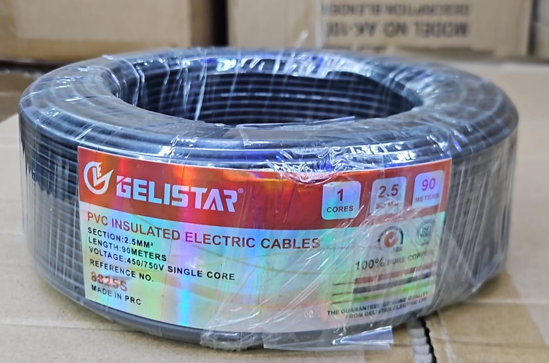 2.5 pure copper It is a cable of high quality and very highly durable. Application:Applied for power cable in general electric and electrical equipment.