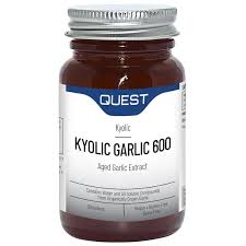 Quest Kyolic Garlic 600 60s Bonus 90s.Helps promote healthy heart and circulatory function
Supports healthy cholesterol and blood pressure levels
Supports immune function