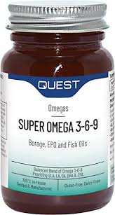 Quest Omega 3-6-9 90s.Healthy heart and Skin, Aids brain function and vision