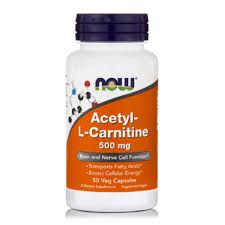NOW Foods Acetyl L Carnitine 500mg 50’s.
