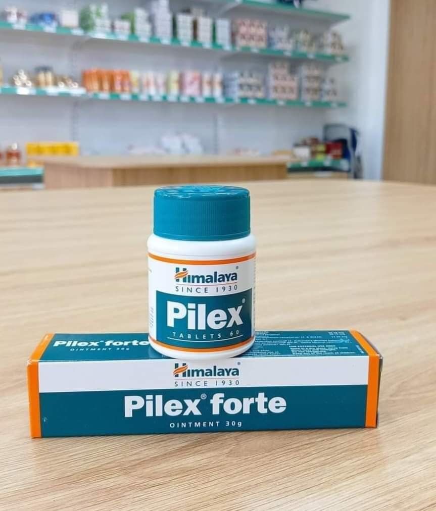 Himalaya Pilex Tablets -60’s +Pilex Forte Ointment-Hemorrhoids-Piles Treatment