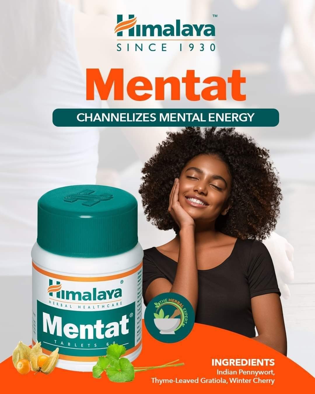 Himalaya Mentat Tablets -60’s- Memory Enhancement: Boosts memory retention and learning abilities. Cognitive Support: Maintains and supports overall cognitive function. Mental Performance: