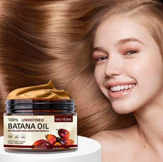 Batana Oil 120ml-for Hair Growth Organics 100% Natural Pure Batana Hair Oil Batana Oil Nourishes Damaged Hair to Prevent Hair Loss Natural Hair Growth Oil and Conditioner