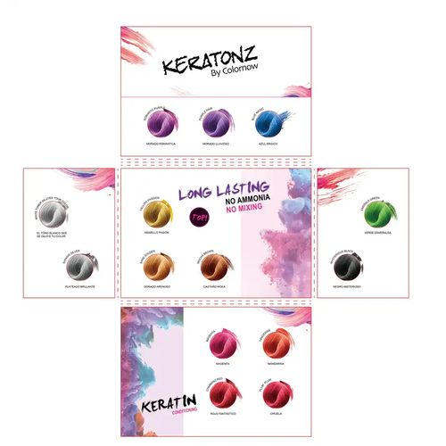 Keratonz YELLOW PASSION SEMI-PERMANENT HAIR COLOUR- Yellow Hair Dye- LONG-LASTING- No Hair Damage- No Hair Damage- No Ammonia or Peroxide Chemicals – Gentle on Hair and Scalp- Safe for all Hair Types