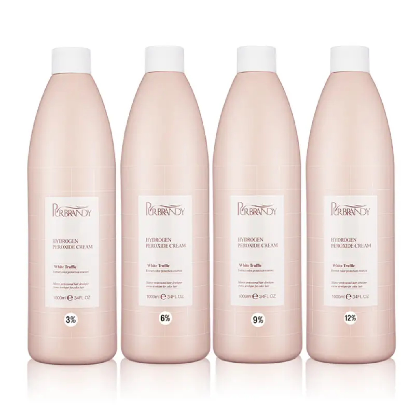 1000ml Go Care Hydrogen Peroxide Cream Developer– Hair lightening Extra Thick Formula for Salon & Large-Scale Hair Coloring – Professional Bleach- Blonde Hair Dye- Hair Bleaching- White Hair lightener