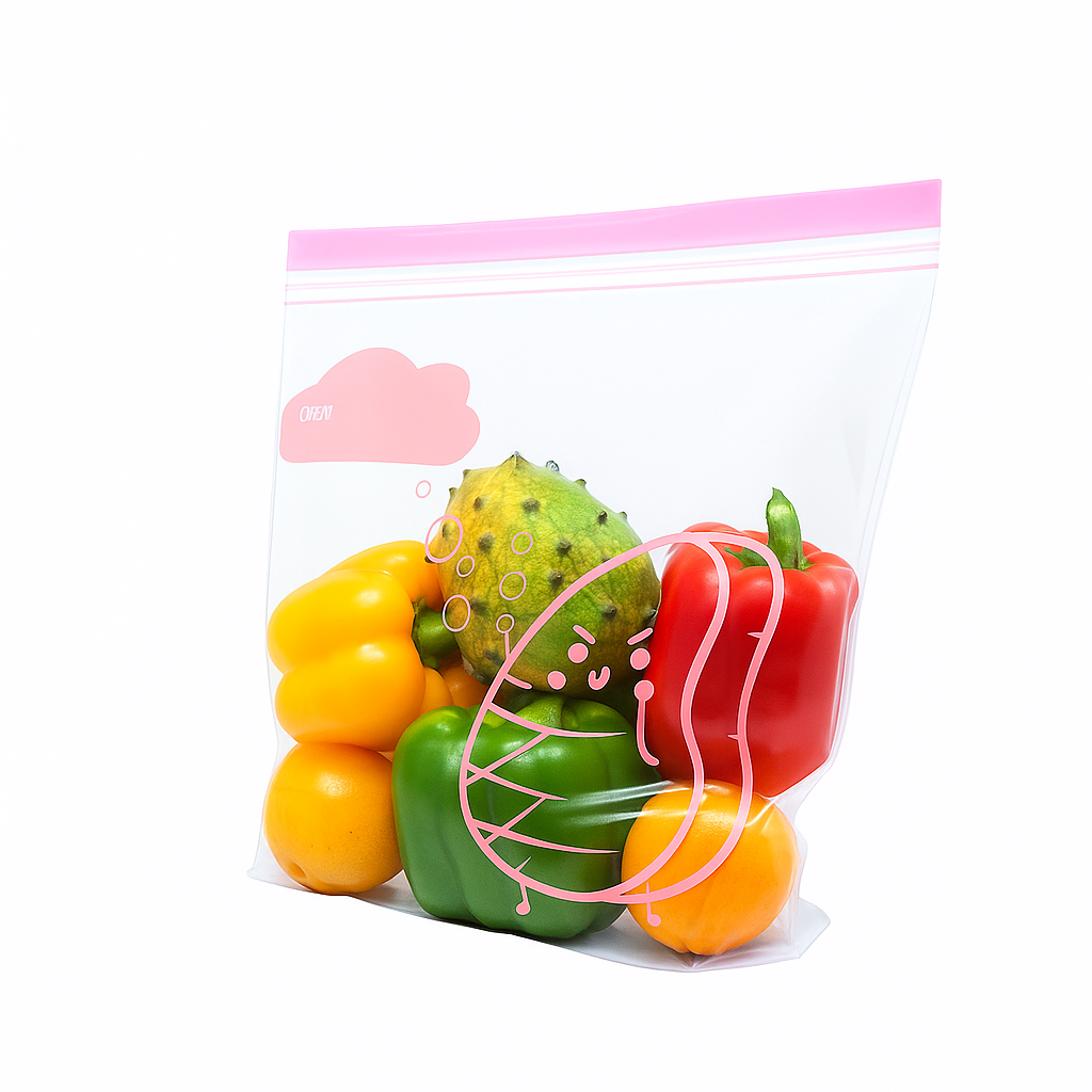 35pcs Reusable Ziplock Bags- 2kg Double Zipper Packaging Bags-Large Sized Fridge Bags- Food Storage Bags- Freezer Packaging Bags-  [27x27cm]- High Quality- Multi-purpose- Dustproof-Double Zipper Lock