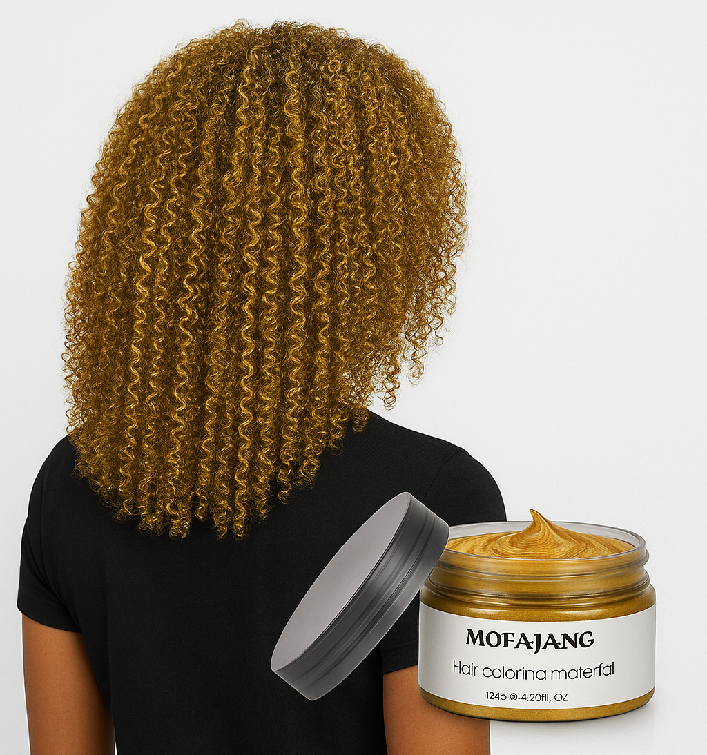 Blonde Hair Dye- No Bleaching Required, Direct Application- Gold Temporary Hair Colour Wax-  Brown Hair Dye- Fast Acting with Instant Results- Self Apply, No salon- Instant Hair Coloring Product- 120g