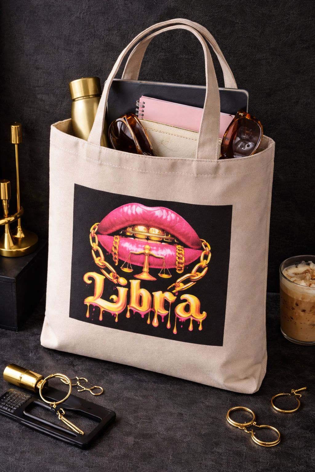 2026 Hot Selling Libra Designer High Quality Ladies Handbags- Women Shoulder Bags- Soft Cotton Canvas Messenger Tote Bag- tote bag fashion- Tote Bag Beige- hand bagsladies- Girls Stylish Hot handbags