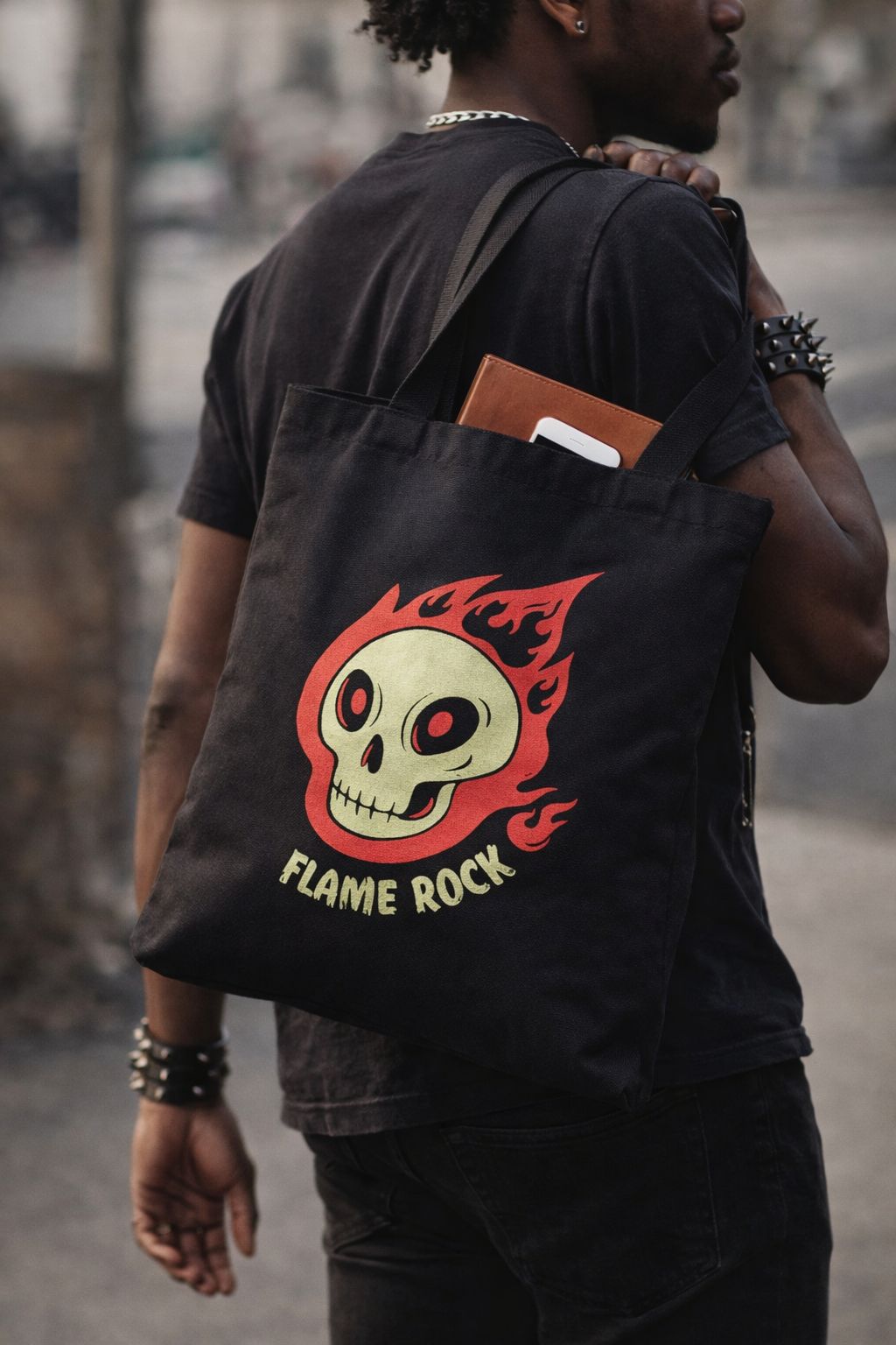 Men's black Tote Bag- Shoulder Bag Tote- Handbag Simple Canvas Bag- Sports wear Style- Gothic Casual Trend- Foldable Travelling Bags Unisex Large Capacity Bag Luggage Women & men WaterProof Handbags