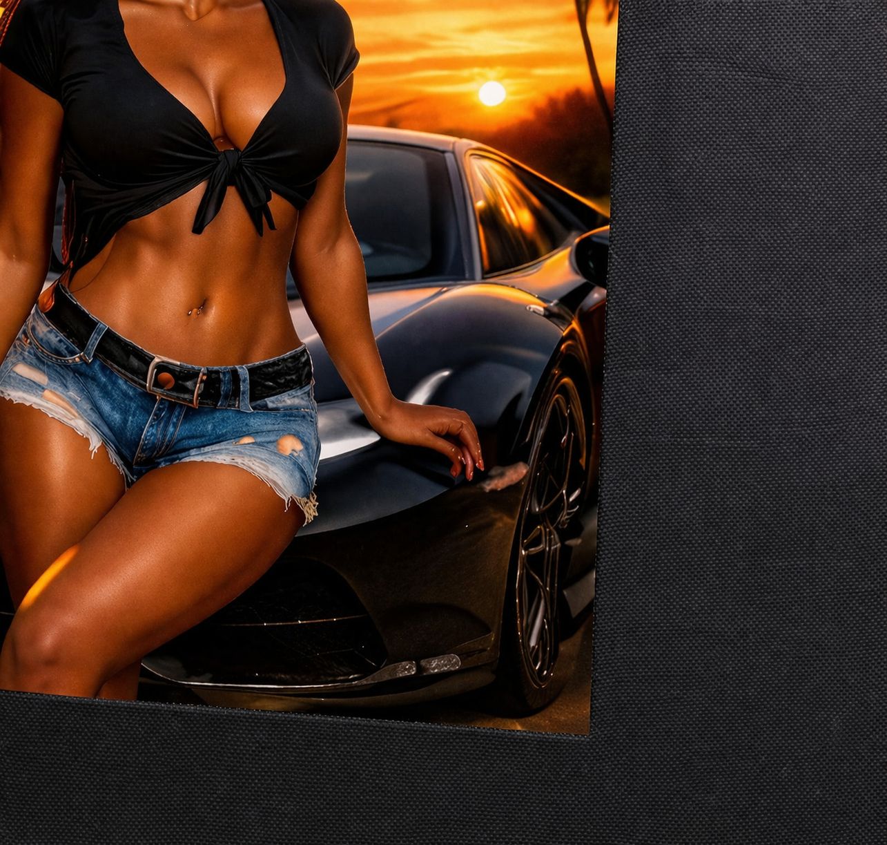 Black Casual Cotton Canvas Tote Bag for Men & Women- Hot girl medium Shoulder Shopper Bag, Everyday Carryall Handbag, Crossbody Travel & Gift Tote- beautiful unique birthday gift idea for best friend.