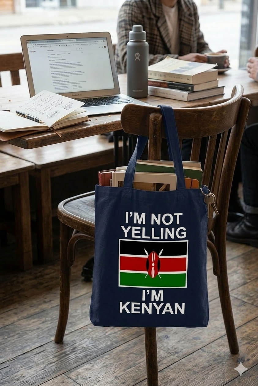 Kenyan Flag Cotton Canvas Tote Bag, Durable Shoulder Bag & Purse for Work, Travel, Shopping, School, Gym, work bag, and Daily Use black handbag, Kenyan bracelet color shades, patriot activist