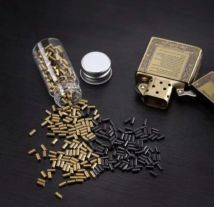 25 pieces lighter replacement flint stones . Lighter Sparepart replacement. Zippo Lighter Accessories