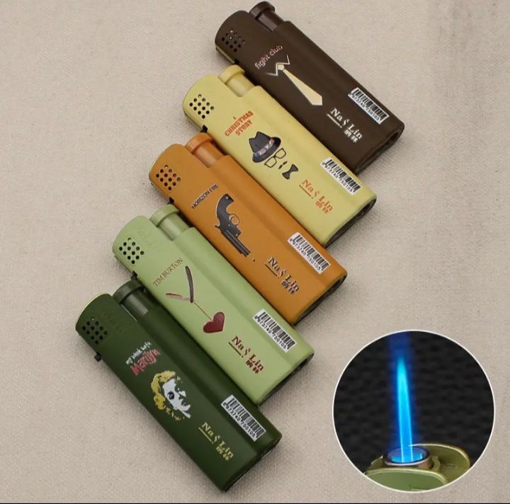 3 pcs wholesale High Quality Gas Metal Lighter Windproof Refillable Classic Portable Lighter