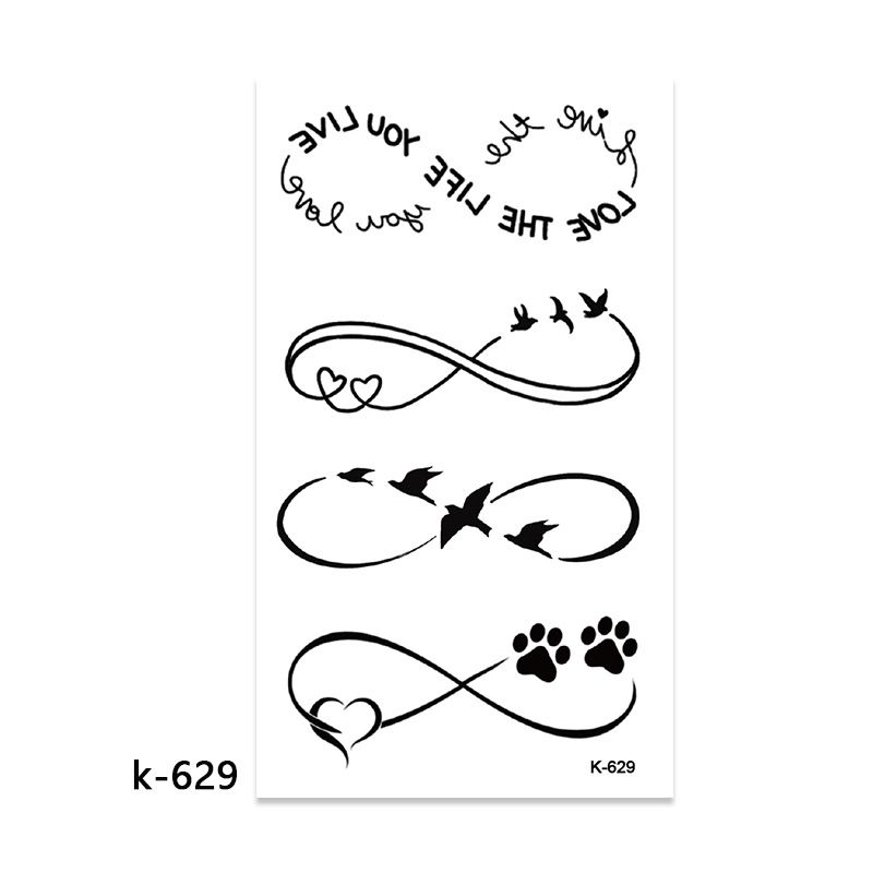 10 Sets temporary tattoo sets. Small tattoo designs perfect for all body skin types. Premium Realistic Temporary Tattoos