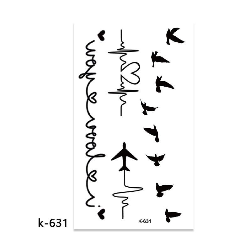 10 Sets temporary tattoo sets. Small tattoo designs perfect for all body skin types. Premium Realistic Temporary Tattoos