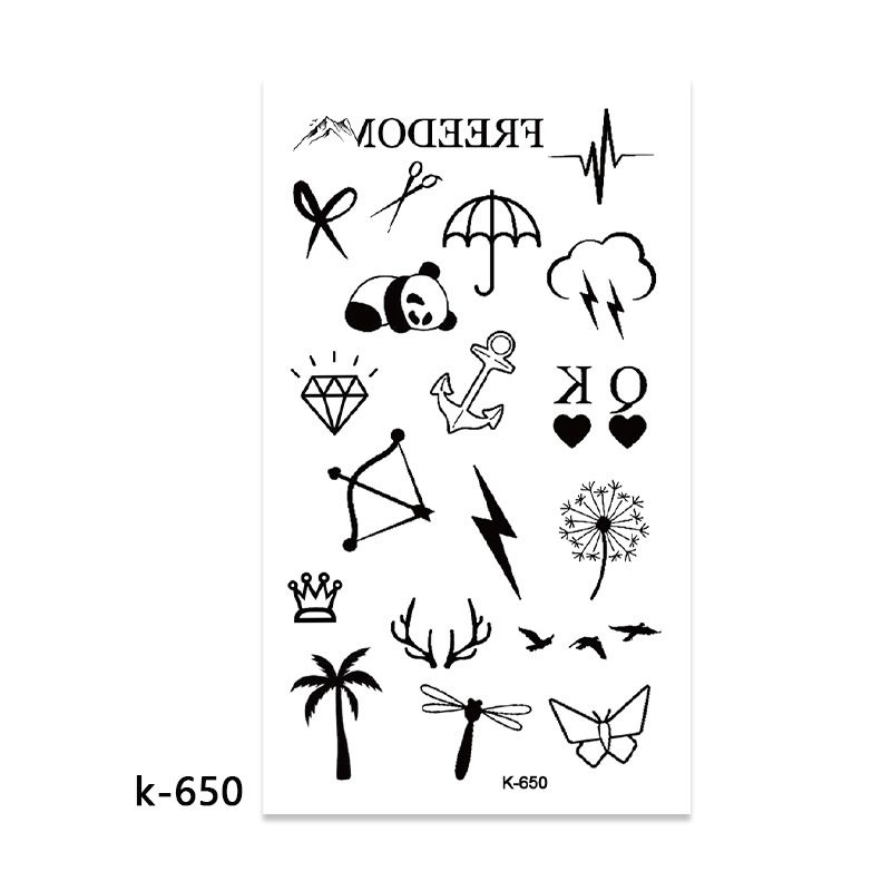 10 Sets temporary tattoo sets. Small tattoo designs perfect for all body skin types. Premium Realistic Temporary Tattoos