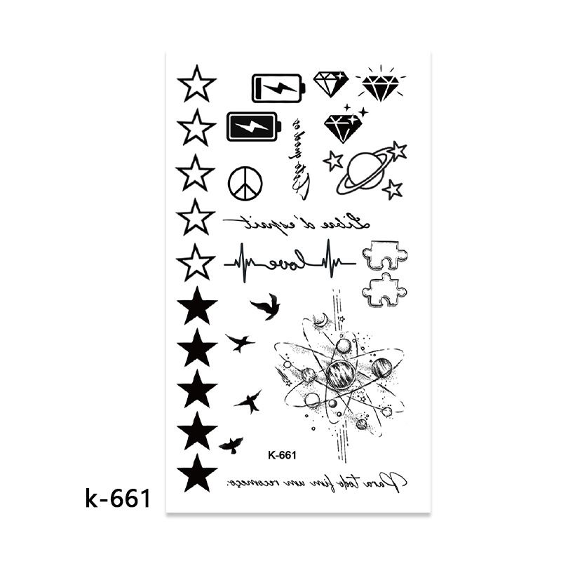 10 Sets temporary tattoo sets. Small tattoo designs perfect for all body skin types. Premium Realistic Temporary Tattoos