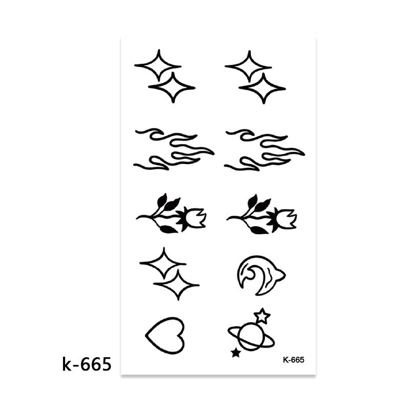 10 Sets temporary tattoo sets. Small tattoo designs perfect for all body skin types. Premium Realistic Temporary Tattoos