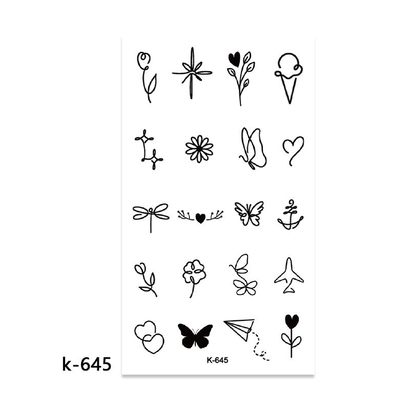 10 Sets temporary tattoo sets. Small tattoo designs perfect for all body skin types. Premium Realistic Temporary Tattoos