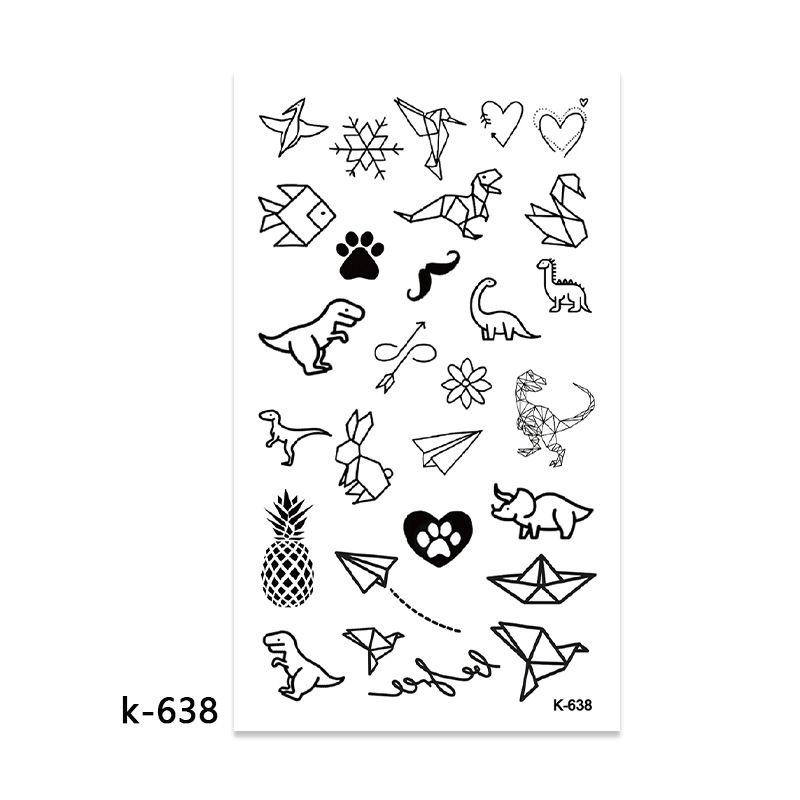 10 Sets temporary tattoo sets. Small tattoo designs perfect for all body skin types. Premium Realistic Temporary Tattoos