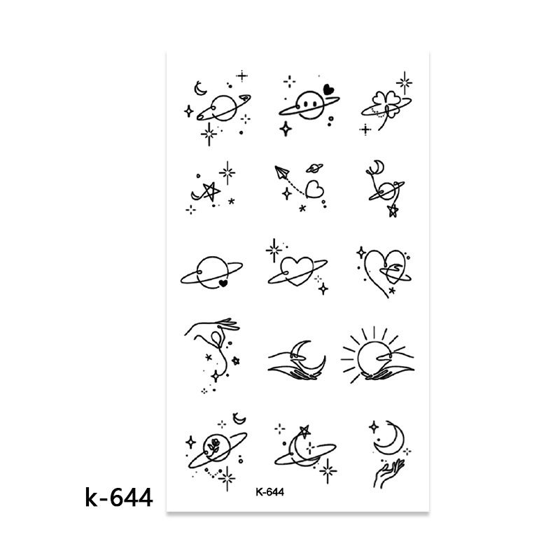 10 Sets temporary tattoo sets. Small tattoo designs perfect for all body skin types. Premium Realistic Temporary Tattoos