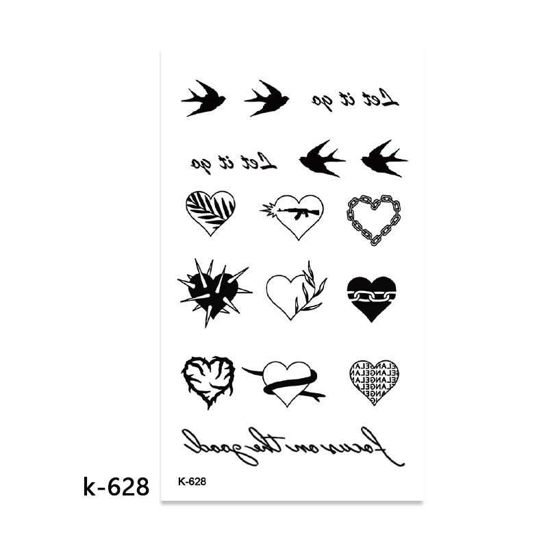 10 Sets temporary tattoo sets. Small tattoo designs perfect for all body skin types. Premium Realistic Temporary Tattoos