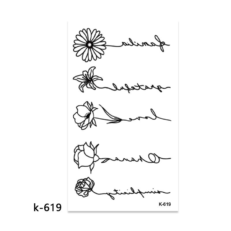10 Sets temporary tattoo sets. Small tattoo designs perfect for all body skin types. Premium Realistic Temporary Tattoos