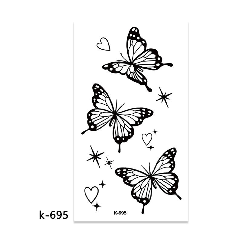 10 Sets temporary tattoo sets. Small tattoo designs perfect for all body skin types. Premium Realistic Temporary Tattoos