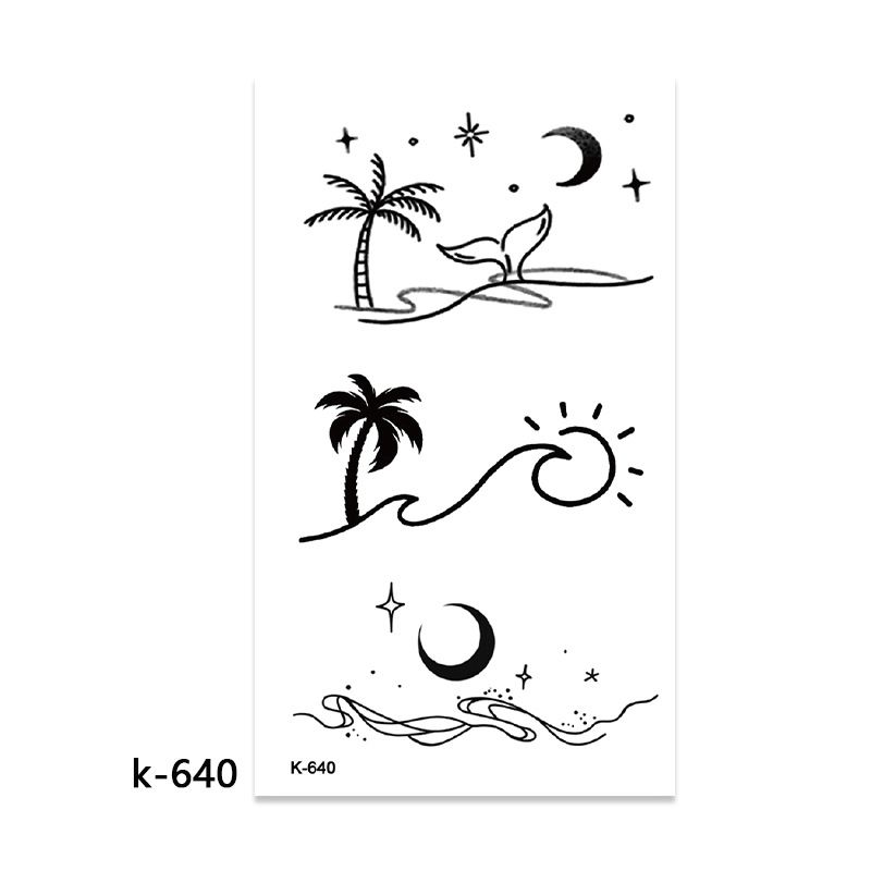 10 Sets temporary tattoo sets. Small tattoo designs perfect for all body skin types. Premium Realistic Temporary Tattoos