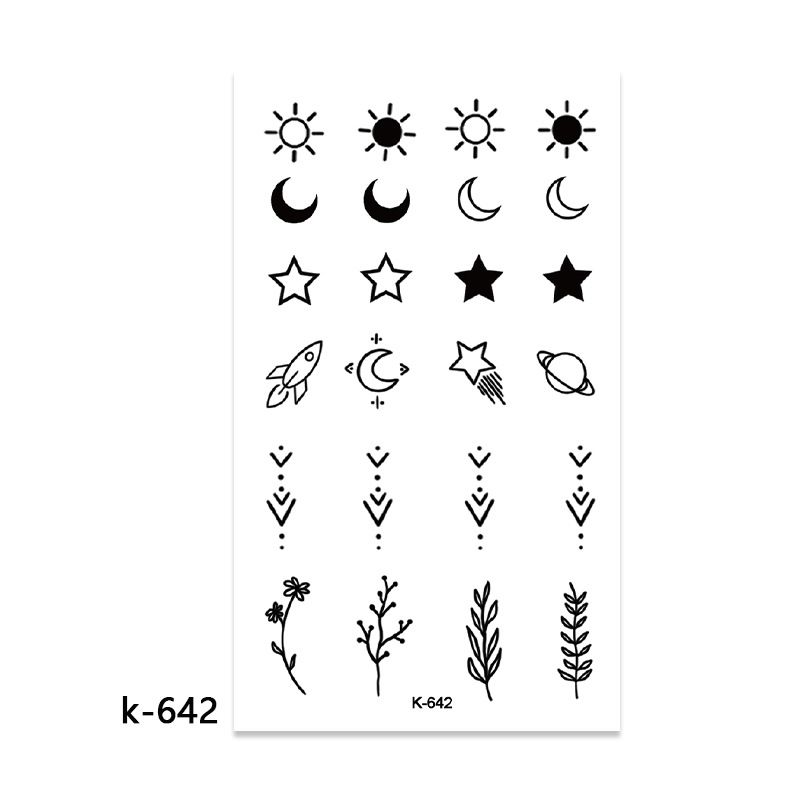 10 Sets temporary tattoo sets. Small tattoo designs perfect for all body skin types. Premium Realistic Temporary Tattoos