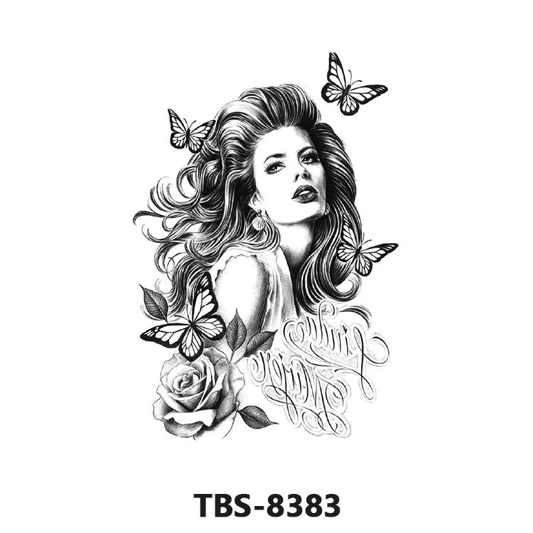 Temporary tattoo sticker Set of 2 waterproof temporary tattoos. Tattoos that look effortlessly cool on everyone.