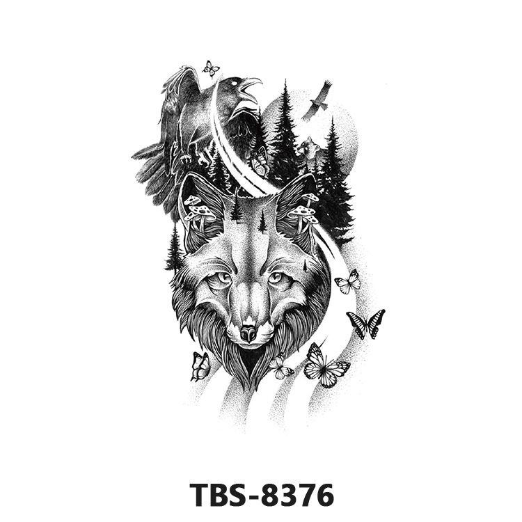 Temporary tattoo sticker Set of 2 waterproof temporary tattoos. Tattoos that look effortlessly cool on everyone.