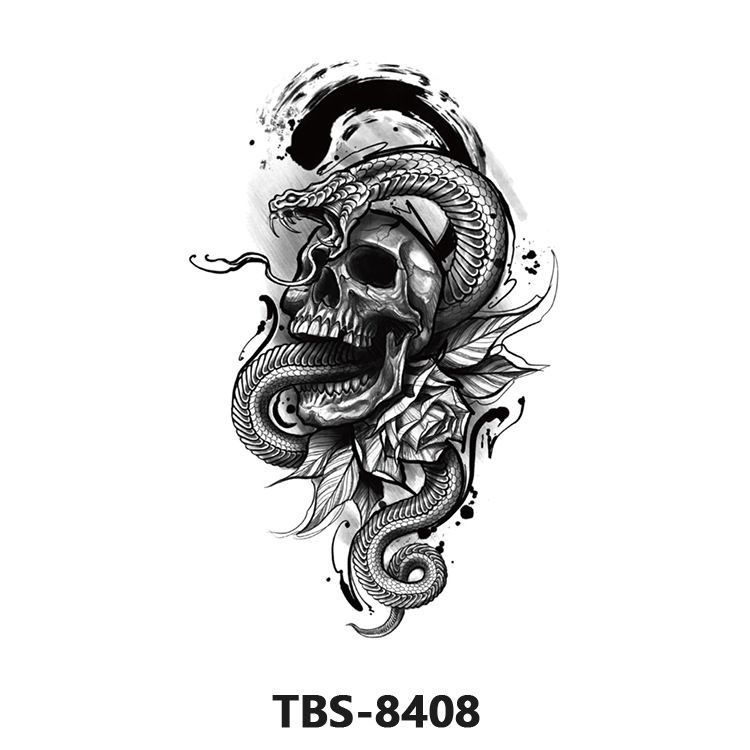 Temporary tattoo sticker Set of 2 waterproof temporary tattoos. Tattoos that look effortlessly cool on everyone.