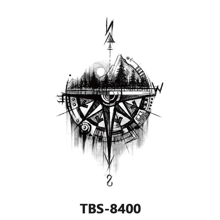 Temporary tattoo sticker Set of 2 waterproof temporary tattoos. Tattoos that look effortlessly cool on everyone.