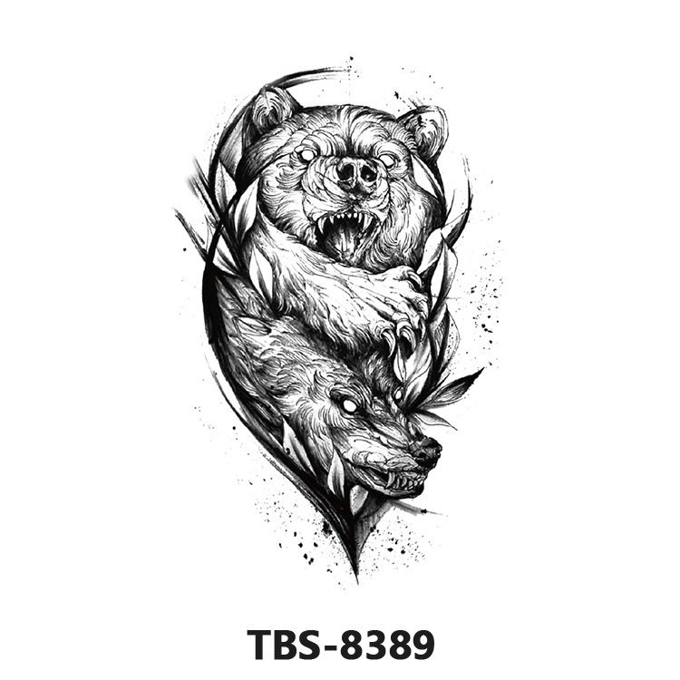 Temporary tattoo sticker Set of 2 waterproof temporary tattoos. Tattoos that look effortlessly cool on everyone.