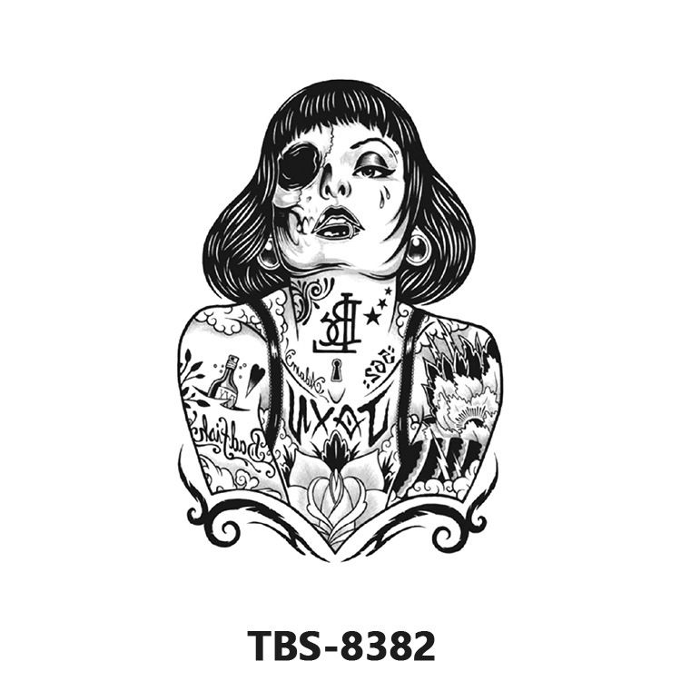 Temporary tattoo sticker Set of 2 waterproof temporary tattoos. Tattoos that look effortlessly cool on everyone.