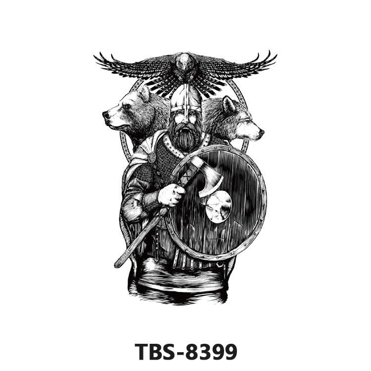 Temporary tattoo sticker Set of 2 waterproof temporary tattoos. Tattoos that look effortlessly cool on everyone.
