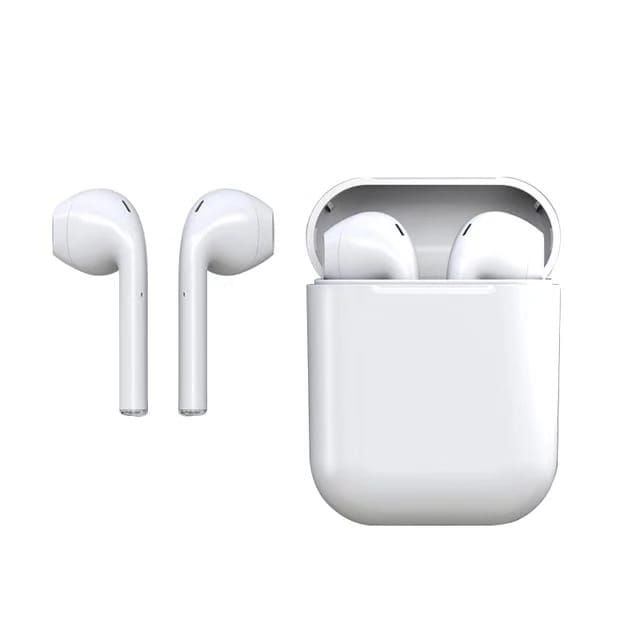 TWS I12 Bluetooth 5.0 Headset Sweatproof Sports Touch Earbuds AIRPODS - WHITE