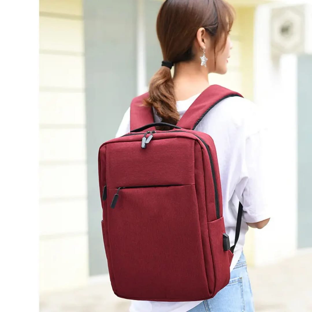 Laptop Bag Maroon High Quality single laptop Bag