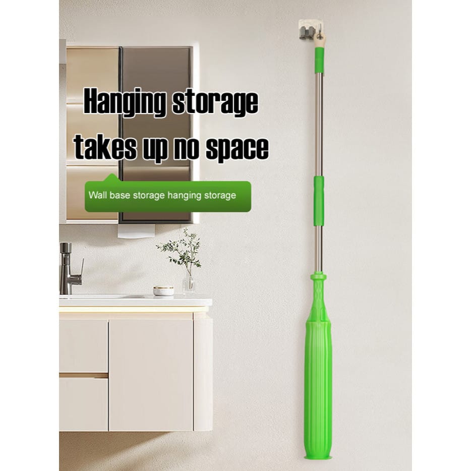 New upgrade Modern Sqeezing mop  144cm pocket wringing mop💥High absorption 💥 self twisting