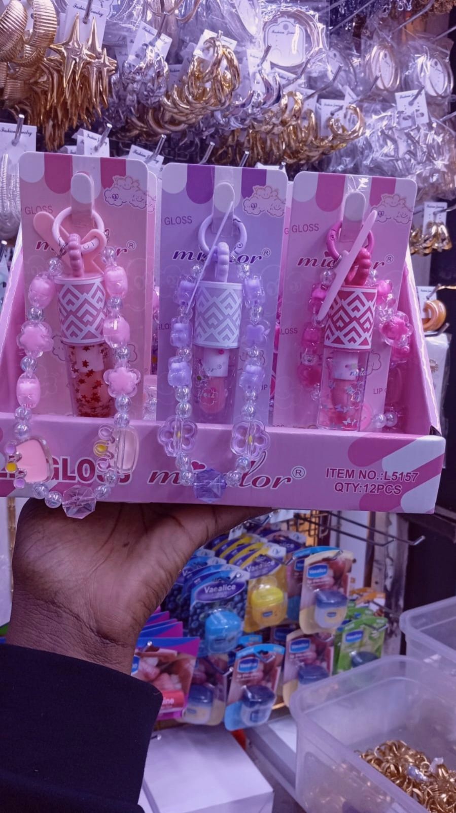 Aesthetic Phone Charms with Lipgloss Available Now