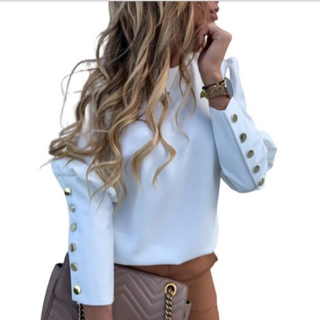 2026 Africa explosive autumn and winter long sleeve button pineapple printed shirt for women shirt for women a large number of stock work essential