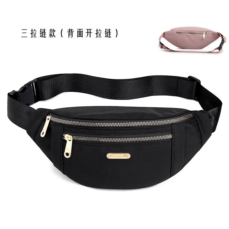 Africa's new style all-in-one Fanny pack women Korean version casual Oxford cloth shoulder bag multi-layer change mobile phone crossbody bag travel essential office hand one