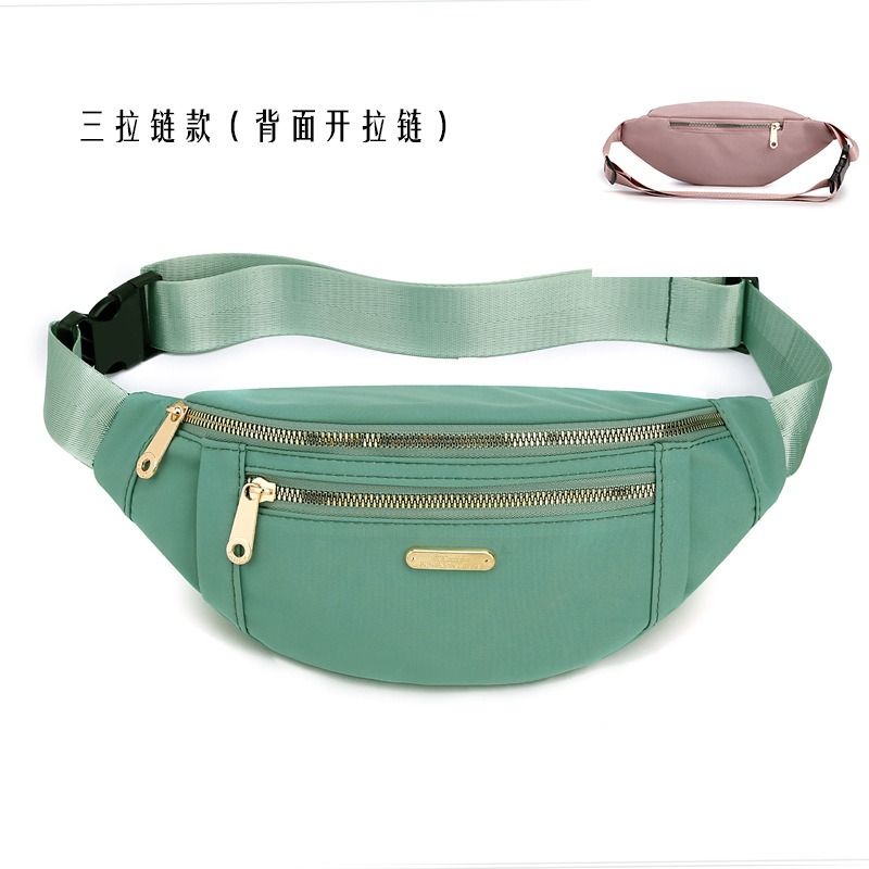 Africa's new style all-in-one Fanny pack women Korean version casual Oxford cloth shoulder bag multi-layer change mobile phone crossbody bag travel essential office hand one