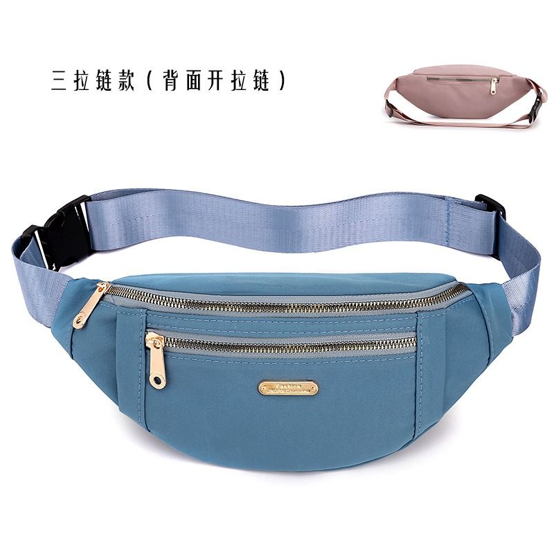 Africa's new style all-in-one Fanny pack women Korean version casual Oxford cloth shoulder bag multi-layer change mobile phone crossbody bag travel essential office hand one