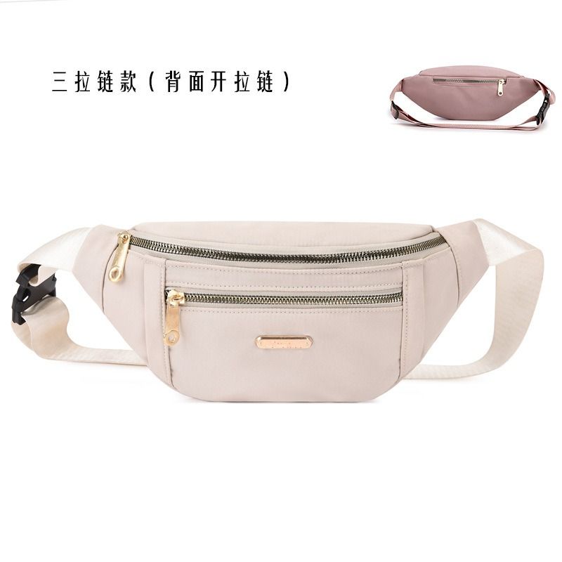 Africa's new style all-in-one Fanny pack women Korean version casual Oxford cloth shoulder bag multi-layer change mobile phone crossbody bag travel essential office hand one