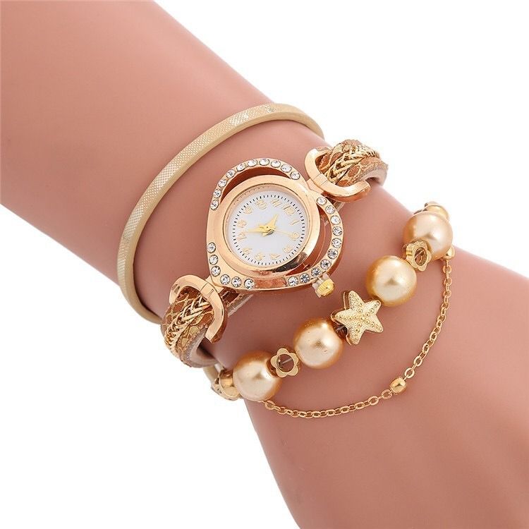 Africa new JOOM love bracelet watch on the new Aliexpress foreign trade hot ladies watch manufacturers direct sales around the watch