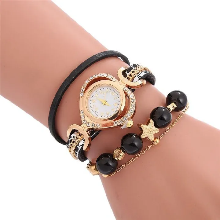 Africa new JOOM love bracelet watch on the new Aliexpress foreign trade hot ladies watch manufacturers direct sales around the watch