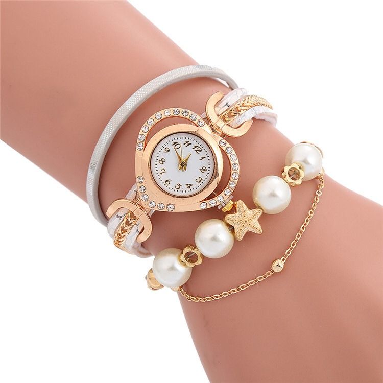 Africa new JOOM love bracelet watch on the new Aliexpress foreign trade hot ladies watch manufacturers direct sales around the watch